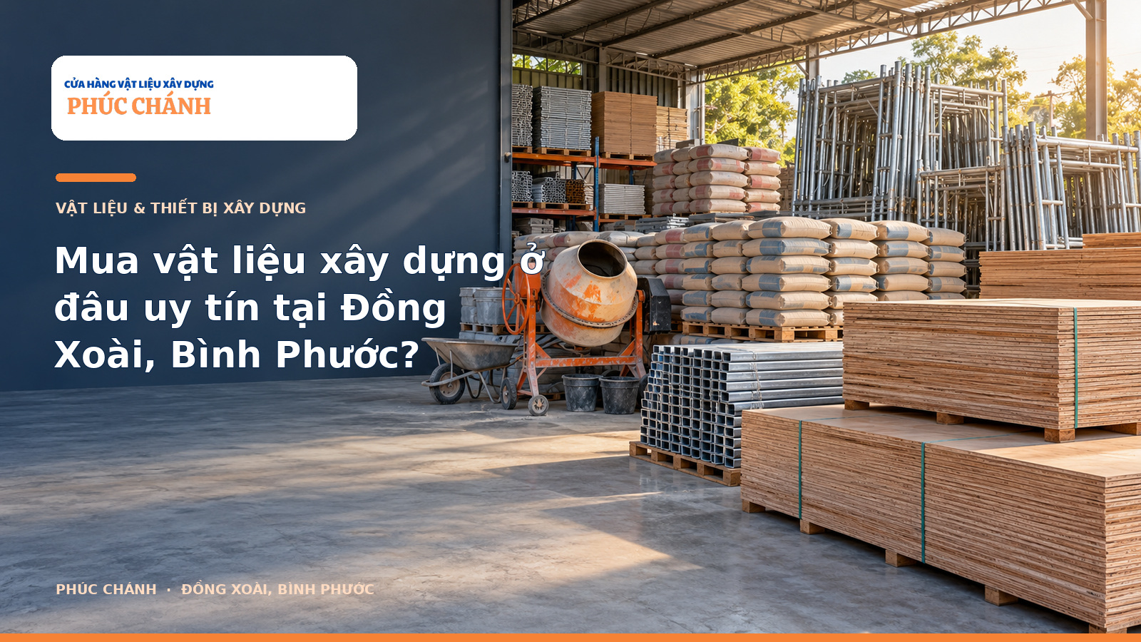 Phúc Chánh tại Đồng Xoài, Bình Phước – Mua vật liệu xây dựng ở đâu uy tín tại Đồng Xoài, Bình Phước?
